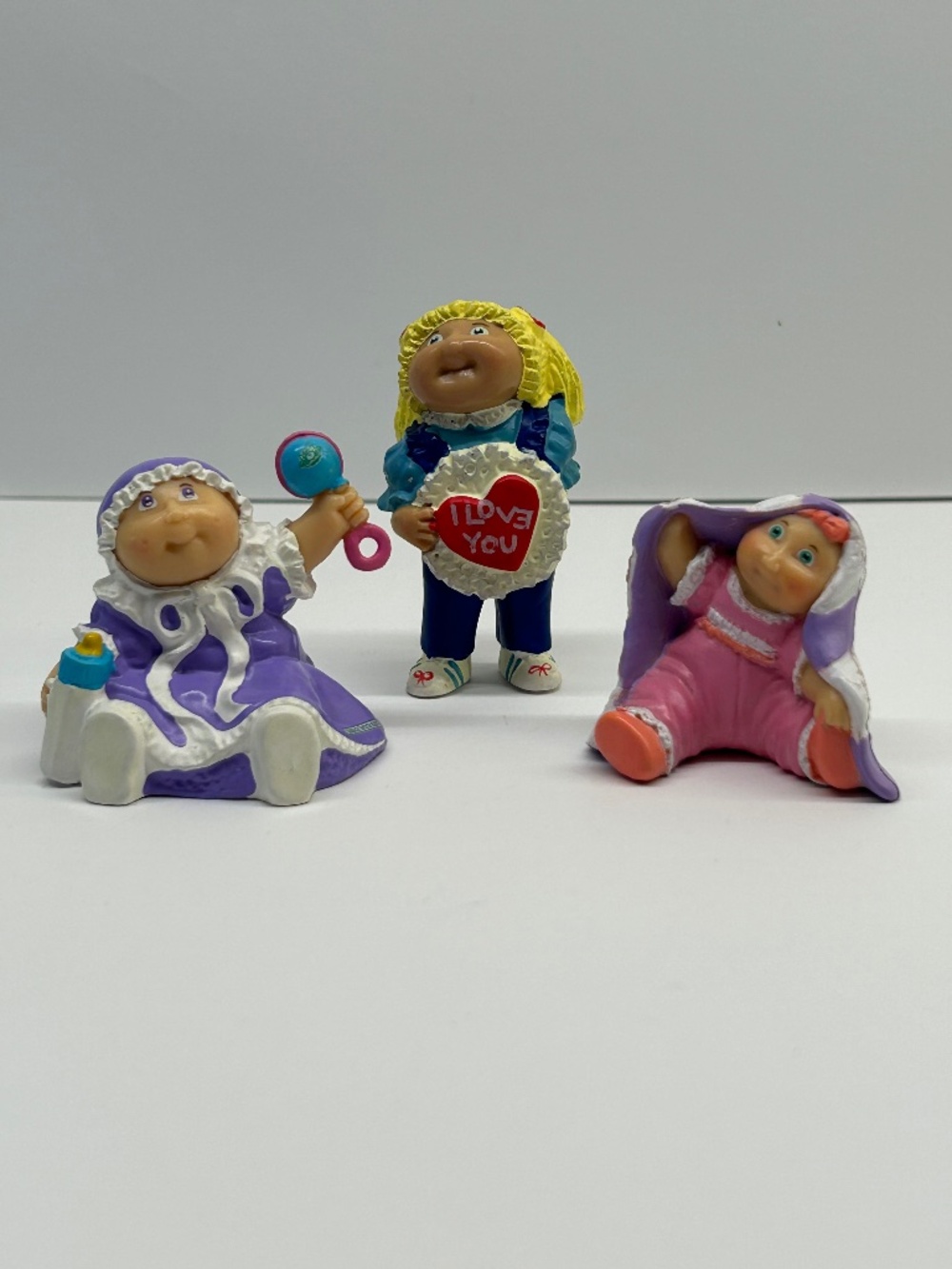 Vintage 80s Cabbage Patch Kids Figures Set Of 3 (OA2)